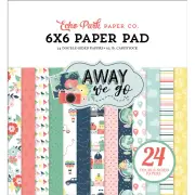 Echo Park Double-Sided Paper Pad 6"X6" 24 pack - Away We Go*