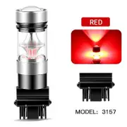 For Jeep Compass 2011 2012 2013 2014 2015 2016 2pcs LED Daytime Running car light DRL Bulb Lamp Canbus 3157 P27/7W T25 2pcs LED RED