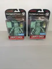 Lof Of 2 Funko FNAF Five Nights at Freddys Liberty Chica Figure Exclusive