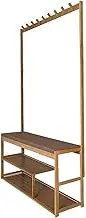 100cm Hallway Bench Coat Rack Stand Multifunctional Hall Shelf Entryway