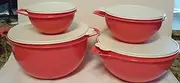 [Tupperware] Thatsa Bowl Set of 4 in Punch Pink