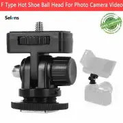 Mini 1/4" 360 Swivel Ball Head Screw Tripod DSLR Ballhead Stand For Camera DSLR
