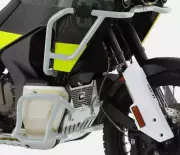 CROSSPRO HUSQVARNA NORDEN 901 CRASH BARS PROTECTION - UPPER/LOW SET - SILVER