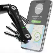 Keysmart Pro - Compact Key Holder W LED Light & Tile Smart Technology, Track You