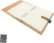 Ipetboom A5 Notebook Pu Leather Cover Stylish Chinese Design Lined Journal for Men Women Travel Planner Notepad for Work Daily Planning