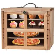 Cake Pie Safe,Pie Safe with Adjustable Shelf,Cake Carrier Storage Container f...
