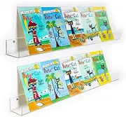 Kids Invisible Floating Bookshelf,Clear Acrylic Wall Shelf (36inch 2pack)