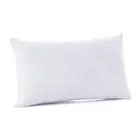 100% Cotton Stuffer Throw Pillow Insert, Rectangle Down and Feather Filled De...