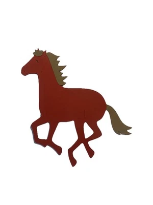 Horse Paper Piece Die Cut For Scrapbooking Handmade