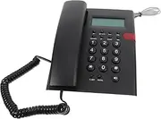 LOPUNER 1 Set Corded Telephone with Large Buttons for Home and Office Incoming Call Display Easy to Use for Seniors and Teens Reliable Wall Phone for Landline Communication