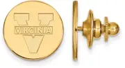 14K Yellow Gold University of Virginia Lapel Pin by LogoArt (4Y011UVA)