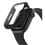 Belkin ScreenForce Apple Watch Series 7/8 44/45mm TemperedCurved Screen Protector with Black Bumper Case - Black [OVG004ZZBK-REV]