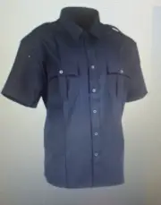 MEN BIG & TALL: SECURITY SHIRTS, BLACK, LS & SS SIZES 5XL to 6XLT
