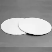 6in Round Masonite Cake Board - White