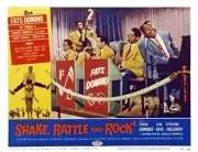 Shake RATTLE AND ROCK! Lobby Card Fats Domino 1956 Old Film Movie Photo