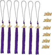 KAILIKETIY 1set Graduation Cap Tassel Charms Graduation Hat Decorations Year Date Pendants for Fresh Graduates and Souvenir Collections