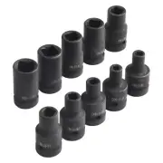 Square Drive Tap Socket Set 10PCS For Electric Driver Wrench M6M24 Range