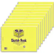 Spirax 534 Sketch Book Spiral Bound 40 Page A4 Pack 10