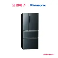 在飛比找蝦皮商城優惠-Panasonic 610L四門無邊框鋼板冰箱-黑 NR-D