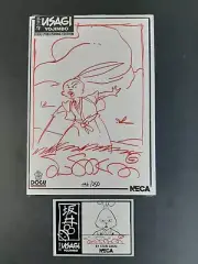 NECA USAGI YOJIMBO Figure 006/250 SIGNED SKETCH on Box Dogu Edition LOW NUMBER!