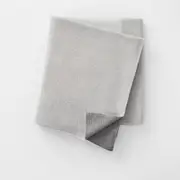 Sheridan Temora Throw in Powder Grey Cotton