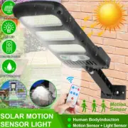 Lampara Solar Luces De Calle 213 LED Con Sensor Para Exterior Patio Jardin 3Modo