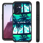 FUSION For OnePlus Nord N300 5G Case Hybrid Phone Cover PALM TREES