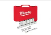 milwaukee 48-22-9408 48-22-9408 3/8" Drive 28pc Ratchet & Socket Set- SAE