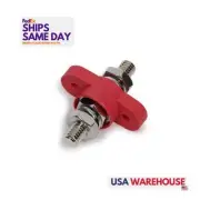 Quickcar 57-803, One Red Plastic Red Pass Through Post Performance Racing Parts