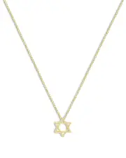 Meira T 14K Gold Diamond Star Of David Pendant Necklace, 18
