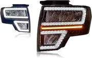 Car Lights Compatible For Ford F150 Headlights 2009-2014 LED Projetor Head Lamp Daytime Running Light Automotive Accessories
