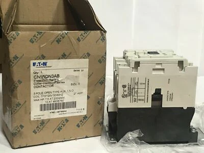 Eaton CN15DB3AB Freedom Series Contactor 3P Open 110/1120v 50/60 320KGS2