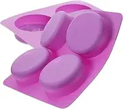 SHINEOFI 1set Soap Mold Embellishments Semi Double-Sided Mold Multi-Function Mold Trendy Red Gel Polish Sequin Honeycomb Milky Gel Filler Multi-Function Tablet Solar Tin Purple 2pcs