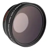 Opteka 0.43x 55mm Wide Angle Macro Lens for Nikon AF-P 18-55mm f/3.5-5.6G VR