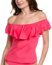 Trina Turk Monaco Ruffle Tankini Top
