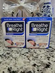 60 BREATHE RIGHT NASAL STRIPS, ORIGINAL LARGE TAN ( 2 x 30 CT BOXES ) EXP 06/26