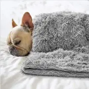 BENRON Small Dog Blanket for Couch Bed Crate, Cozy Reversible Fleece Dog Blan...