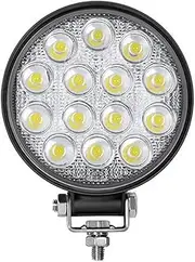 ALAGPNPMZH 10PCS 4 "42W 14SMD Offroad LED Bar 12V/24V Round LED Work Light for Car Truct Boat ATV 4x4 Tractor 42W Spotlight LED Light Bar Lamp Assembly(1pc)