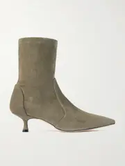 [Stuart Weitzman] Stuart Weitzman - Naomu Suede Ankle Boots - Taupe - US7.5 US 7.5 Brown