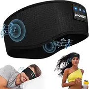 Sleep Headphones Bluetooth Headband Sleeping Wireless Headband Headphones with Thin HD Stereo Speakers Perfect for Side Sleepers, Sport, Yoga, Travel
