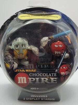 Star Wars M&M Chocolate Mpire Obi-Wan Kenobi & General Grievous Figure Set