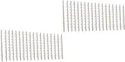 SUPVOX 2sets 2.0mm Wide 18 Fret Cupronickel Bass Guitar Fret Wire Copper Nickel Alloy Guitar Fingerboard Silver Gg01 18pcs*2
