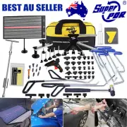 PDR Paintless Dent Repair Removal Tool Kit Car Body Dent Lifter Puller Rods LED