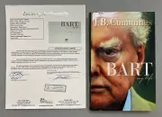 BART CUMMINGS Hand Signed Auto Biography Book "BART My Life" + JSA COA