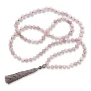 Rose Quartz Mala Beads