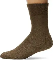 [Thorlos] mens MCB Mcb Combat Thick Padded Sock Hiking Socks - Brown - X-Large