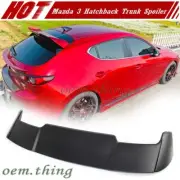 Unpainted Fit FOR Mazda 3 4th BP 5D Hatchback DTO Rear Trunk Spoiler Wing