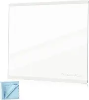 [Upgraded] W11130203 Freezer Glass Shelf, Refrigerator Glass Door Shelf (Lower) fit for Whirlpool Refrigerators, Size 11.7" X 10", Replaces W10527849, W10773887, WPW10527849