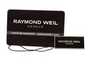 Raymond Weil Unfilled Guarantee Card Tag