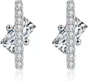 [Generic] Irregular Geometry Stud Earrings for Women Girls Gift Wedding Engagement Jewelry